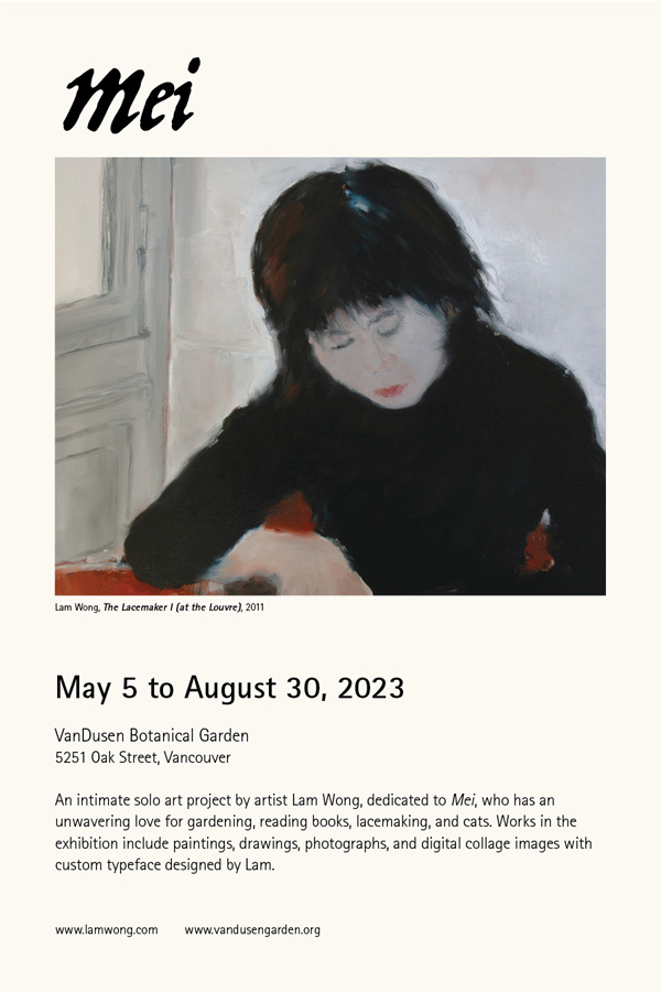 Mei: a solo exhibition by Lam Wong, VanDusen Garden,2023